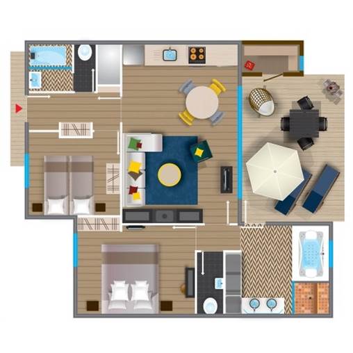 Exclusive cottage TF970 at Les Trois Forêts